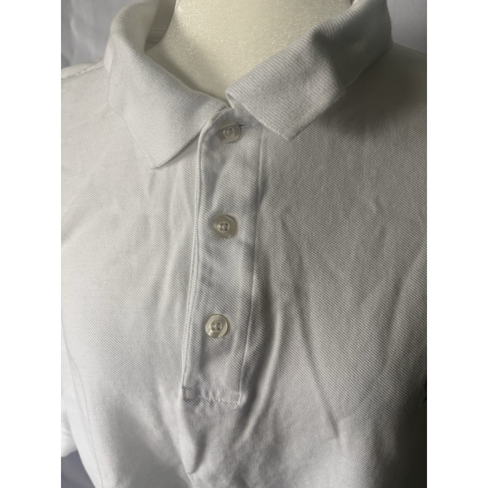 IZOD Silk Wash Polo Shirt Mens 2XL Preppy 100% Cotton Short Sleeve Crest Logo - Picture 3 of 8